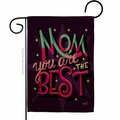 Patio Trasero Mom Are Best Family Mother Day 13 x 18.5 in. Double-Sided Decorative Vertical Garden Flags for PA3914859